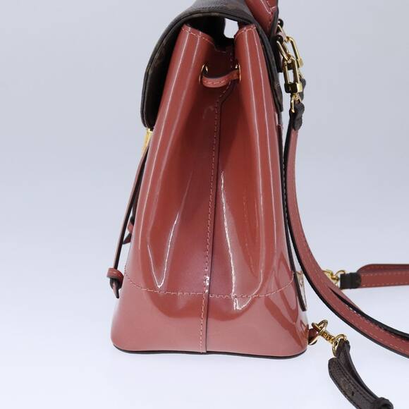 LOUIS VUITTON Monogram Vernis Hot Springs Backpack Pink M53545 - Picture 3 of 16